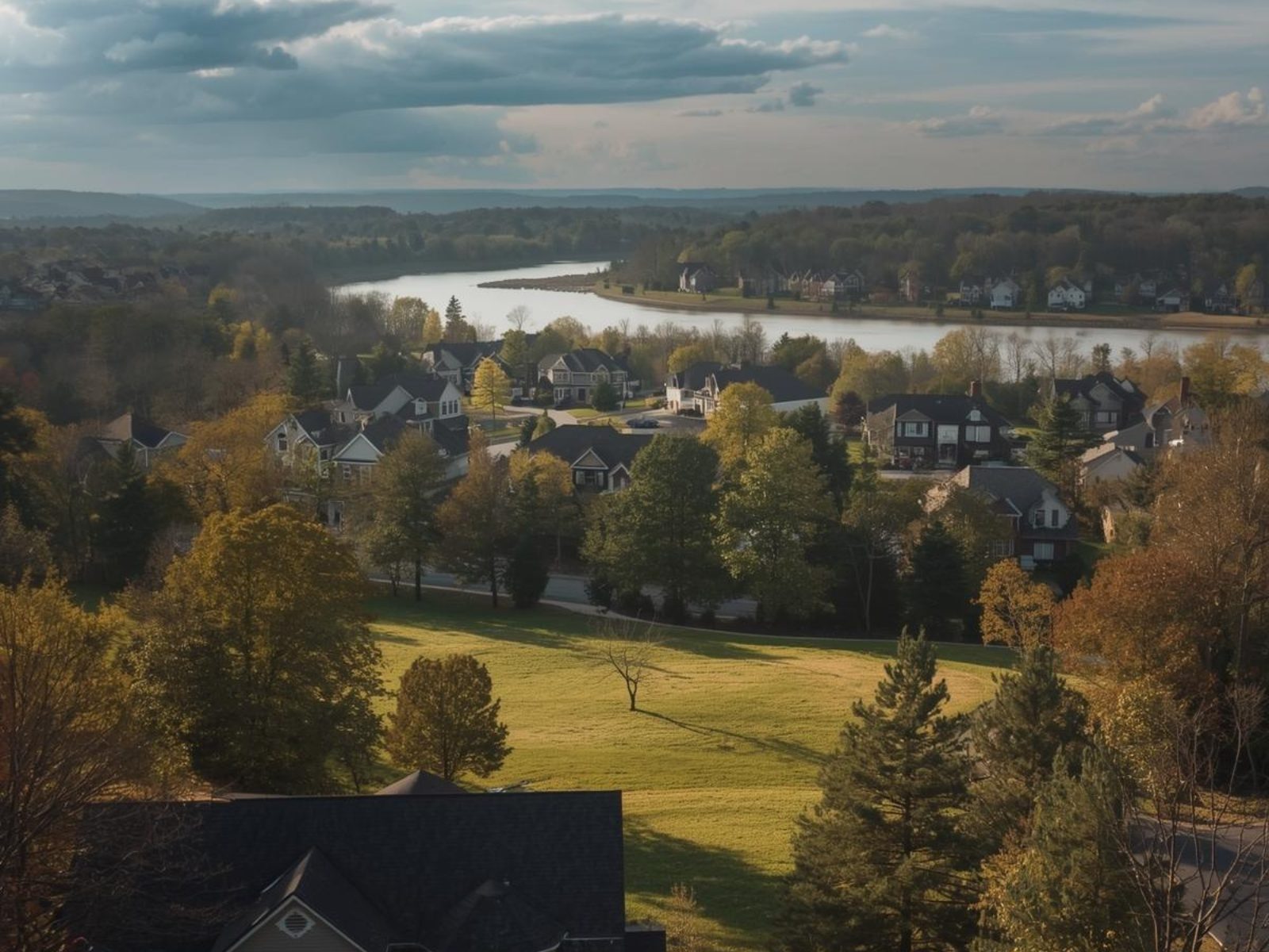 Home in Hendersonville Tennessee near Old Hickory Lake with spacious yard