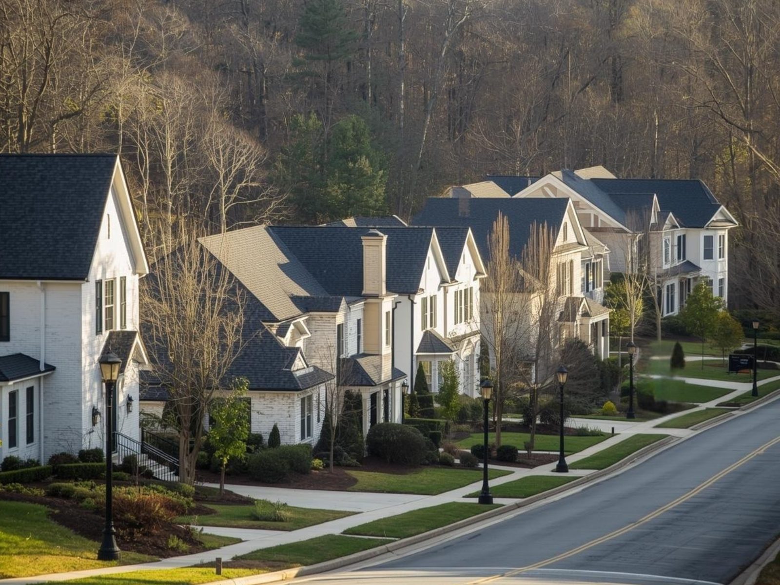 Home in Green Hills Nashville Tennessee with mature trees and established neighborhood