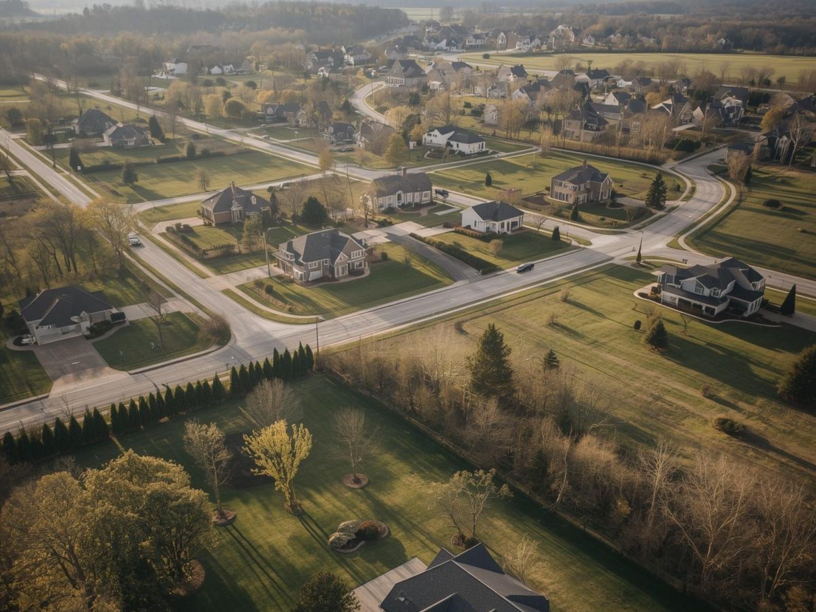 Home in Gallatin Tennessee with suburban setting and spacious lot